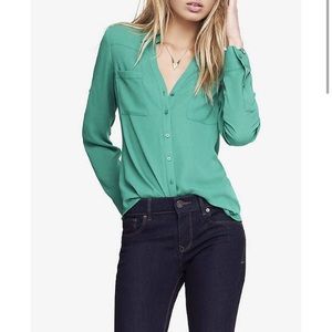 🌻3 for $20🌻 Green blouse “the portifino”